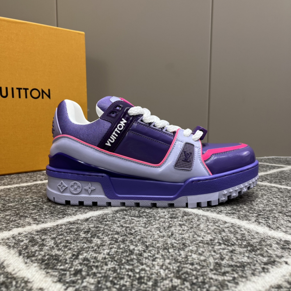 Tênis Louis Vuitton Trainer Maxi Violeta