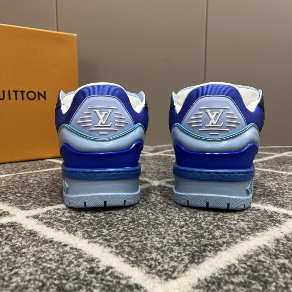 Tênis Louis Vuitton Trainer Maxi Azul