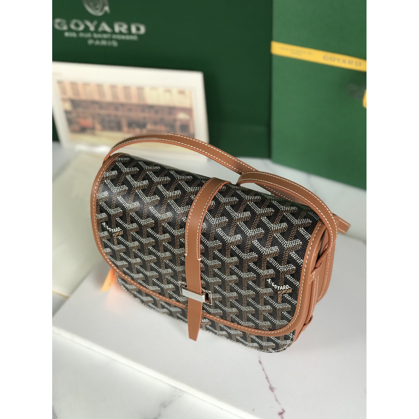 Bolsa Goyard Belvedere PM 21x16x6cm (três cores)