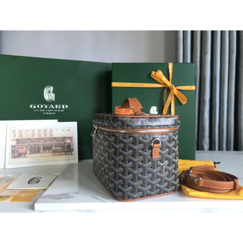Bolsa Goyard Necessaire Goyardine Muse 20x14x16cm (cinco cores)