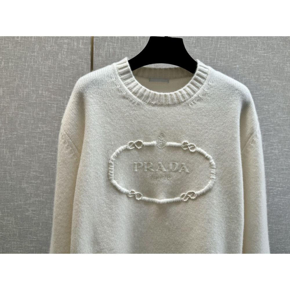 Moletom Prada com Logotipo Estampado na frente Off