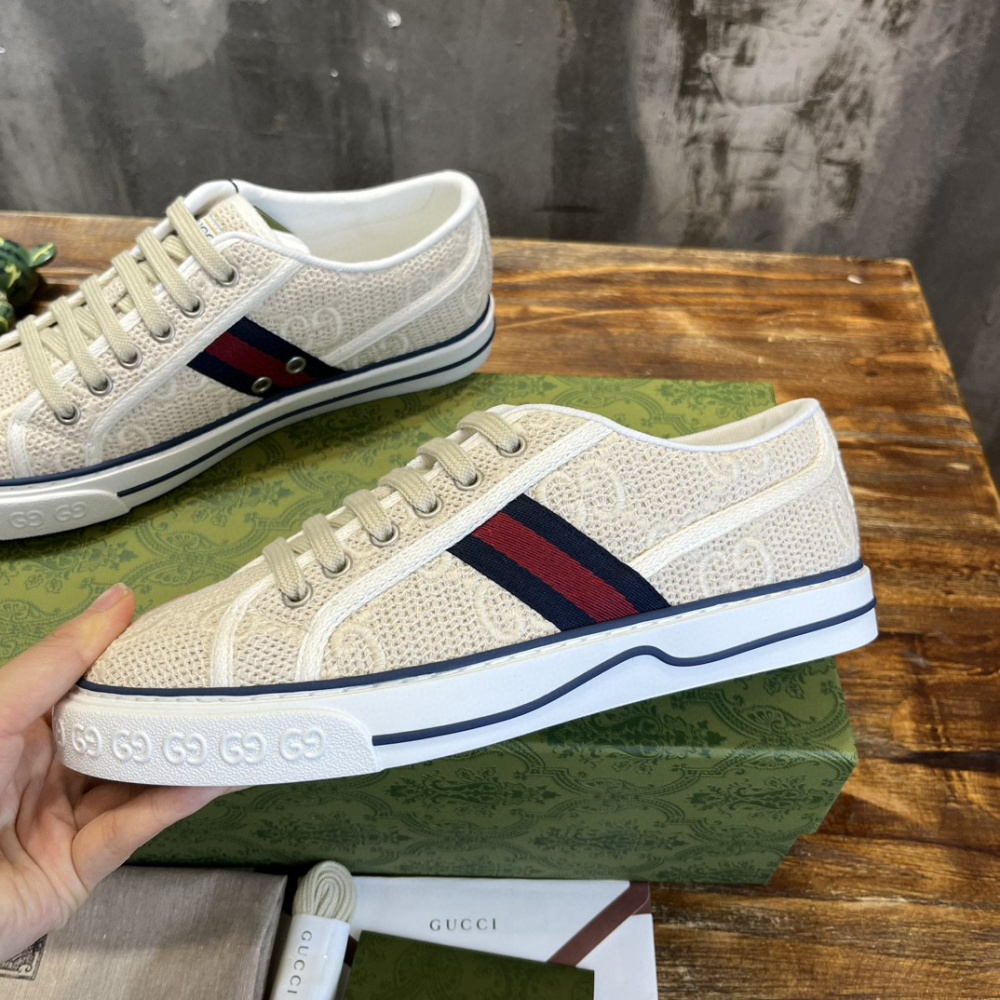 Tênis Gucci Cano Baixo 1977 Branco