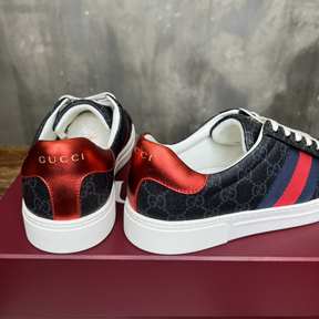 Gucci Sneaker Ace With Web Preto