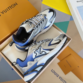 Tênis Louis Vuitton Runner Tatic Azul
