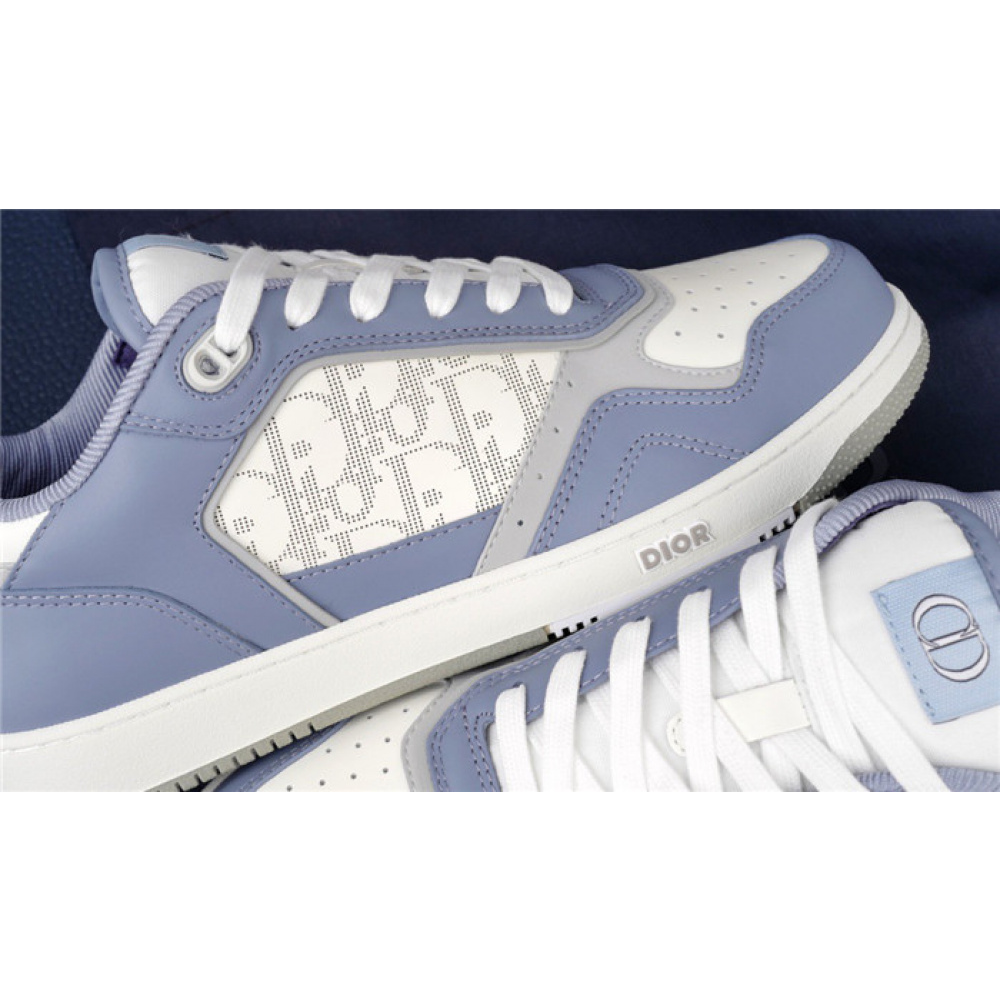 DIOR B27 LOW-TOP BLUE CALFSKIN