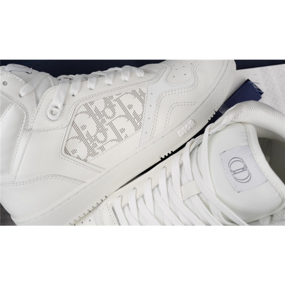 DIOR B27 HIGH WHITE CALFSKIN