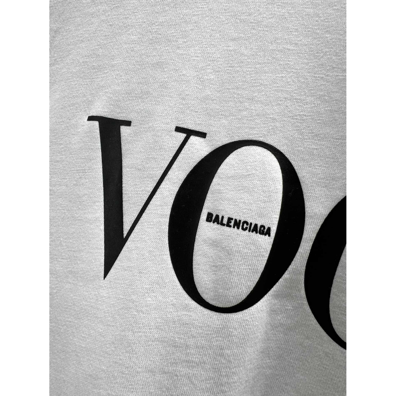 Camiseta de Algodão Balenciaga com estampa VOGUE Branca
