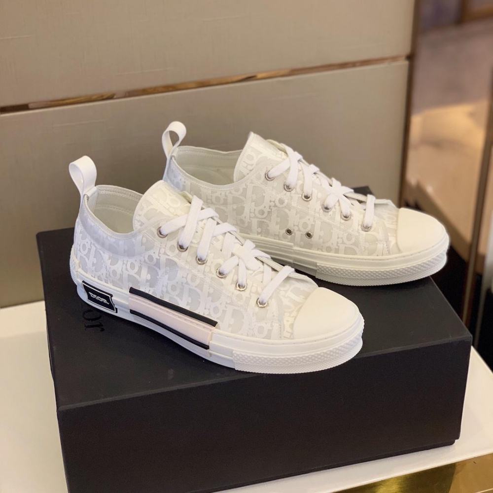 Dior Tênis Cano Baixo Branco