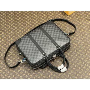 Pasta Porte-Documents Louis Vuitton Voyage NM Damier Graphite 39.5x29x9cm