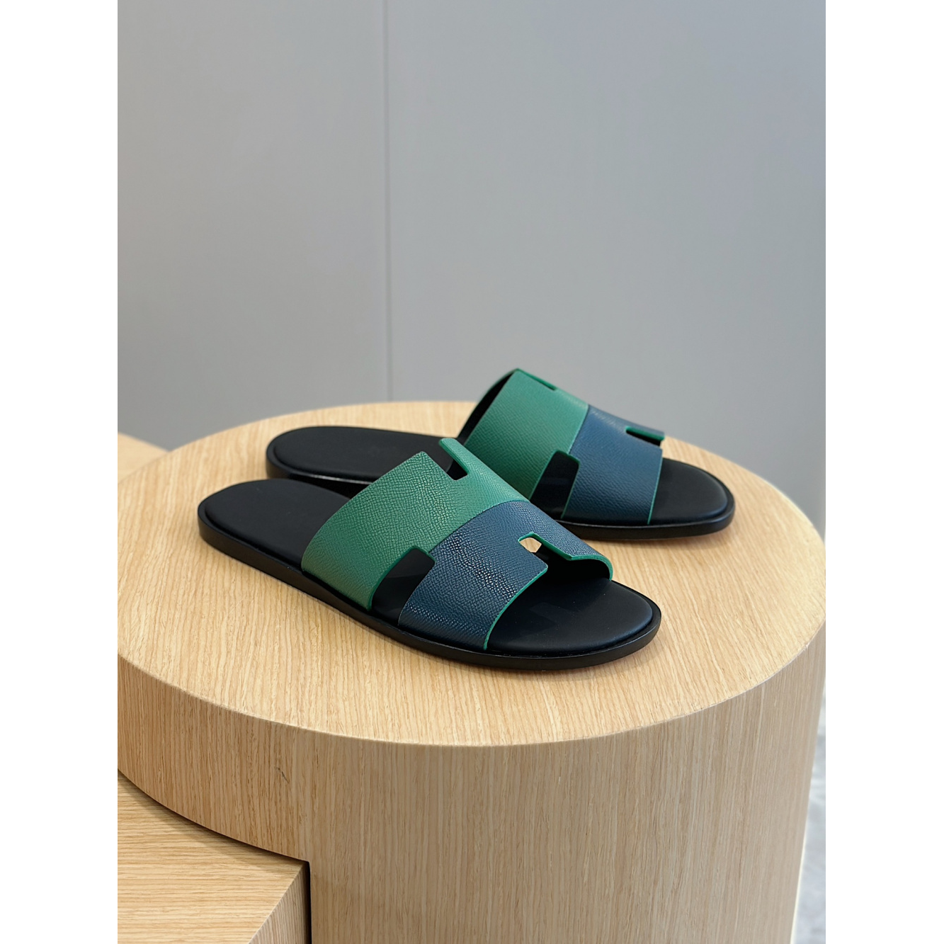 Sandália Izmir Verde/Azul
