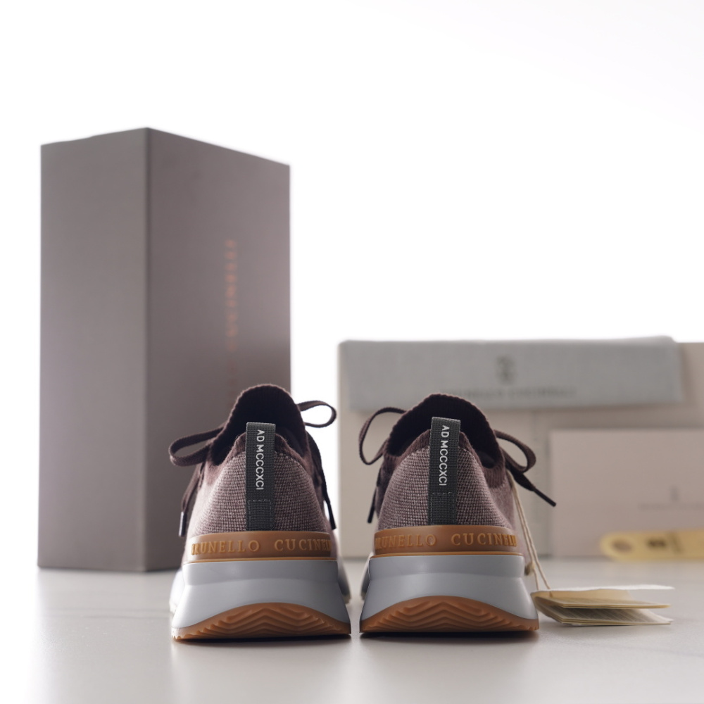 Brunello Cucinelli Tênis Marrom