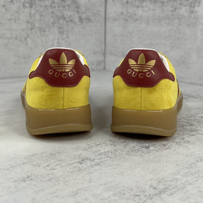 Tênis Gucci x Adidas Gazelle Amarelo/Vermelho