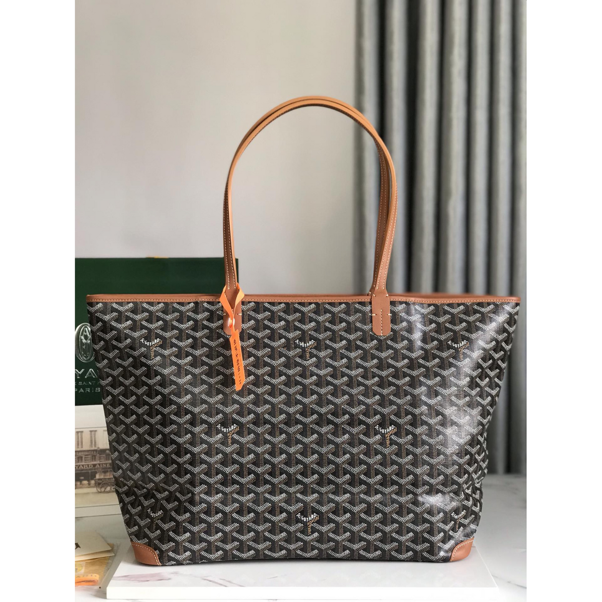 Bolsa Goyard Goyardine Artois GM 41x30x23.5x13cm (quatro cores)