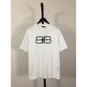 Camiseta de Algodão Balenciaga 3B# Branca