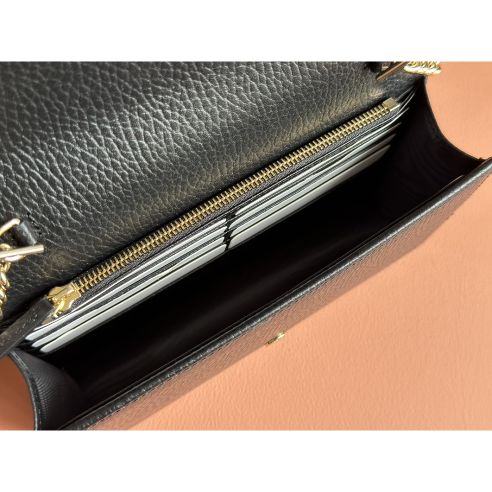 Bolsa Gucci Interlocking Woc 20x13x6cm (Preta, Cinza, Vermelha, Rosa)