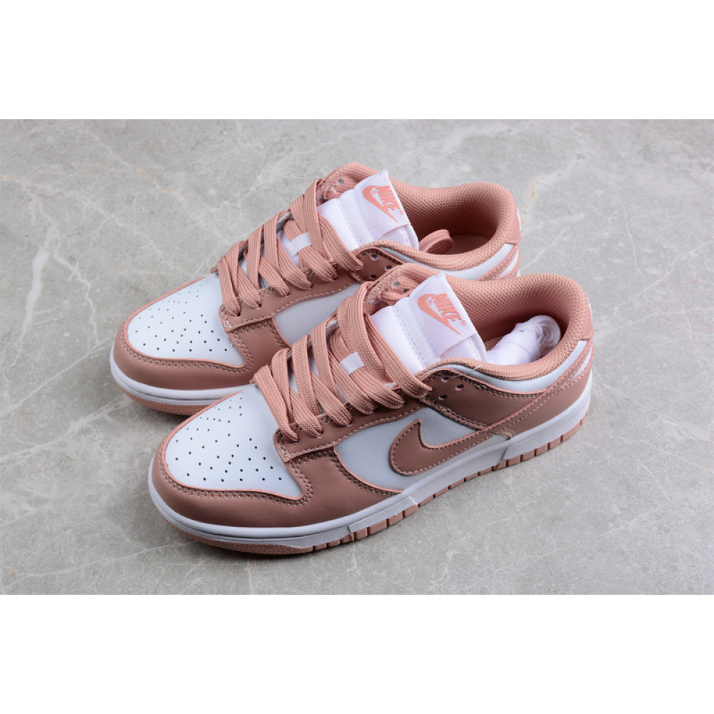 SB DUNK LOW WHITE/ROSE WHISPER