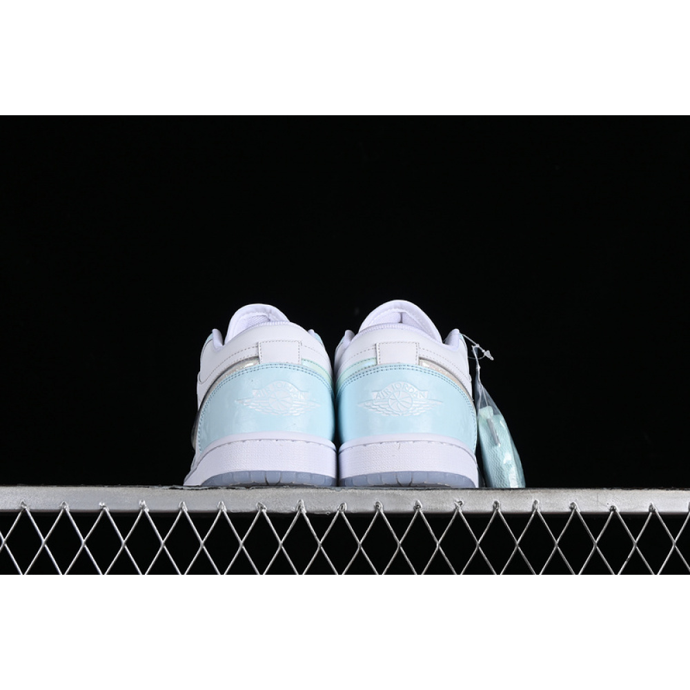 AIR JORDAN 1 LOW GLACIER BLUE/MULTI-COLOR