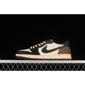 TRAVIS SCOTT X AIR JORDAN 1 LOW BROWN/WHITE