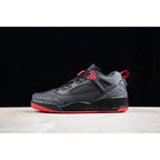 AIR JORDAN SPIZIKE LOW CNY YEAR OF THE DRAGON BLACK/GYM RED/COOL GREY/SAIL