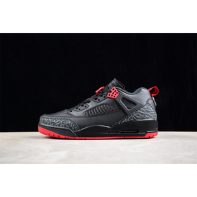 AIR JORDAN SPIZIKE LOW CNY YEAR OF THE DRAGON BLACK/GYM RED/COOL GREY/SAIL
