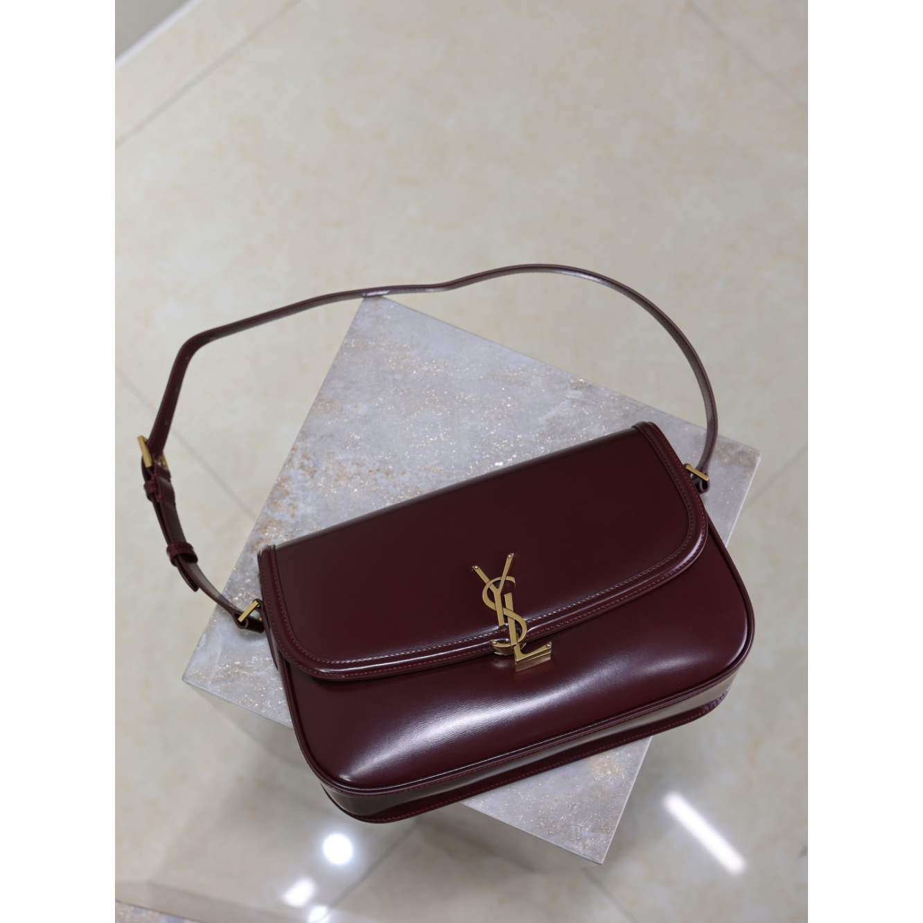Bolsa Saint Laurent YSL Solferino Grande em Box 29×18×4-9cm (4 Cores variadas)