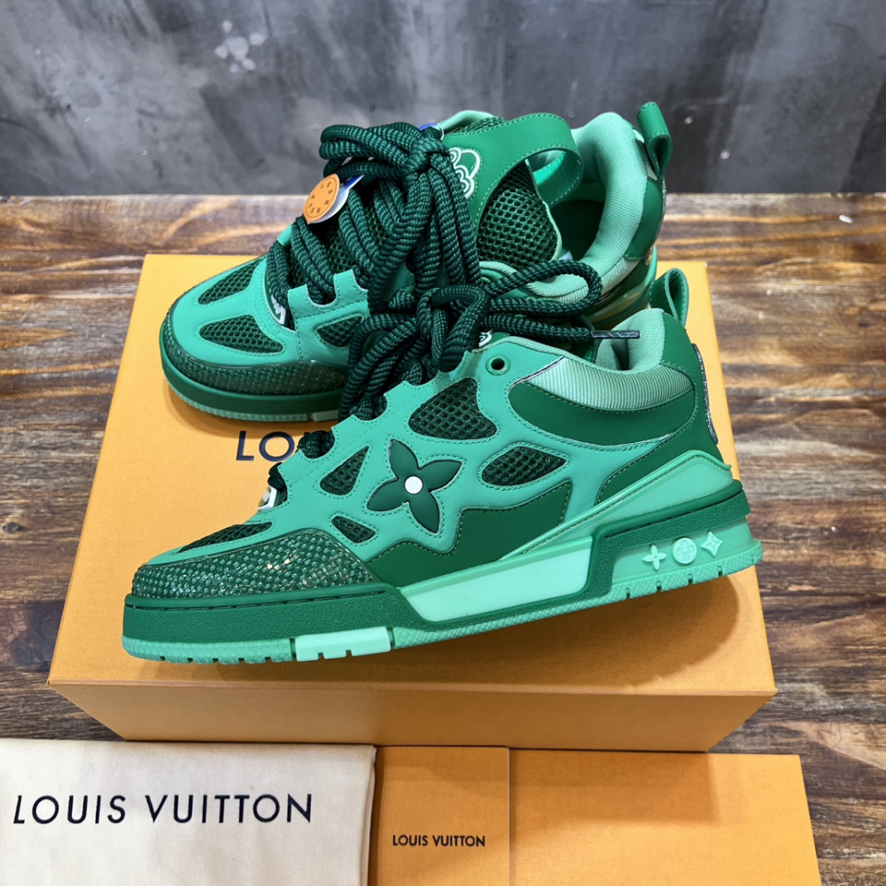 Tênis Louis Vuitton LV Skate Verde