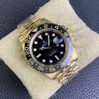 Rolex GMT Master II Dourado/Preto
