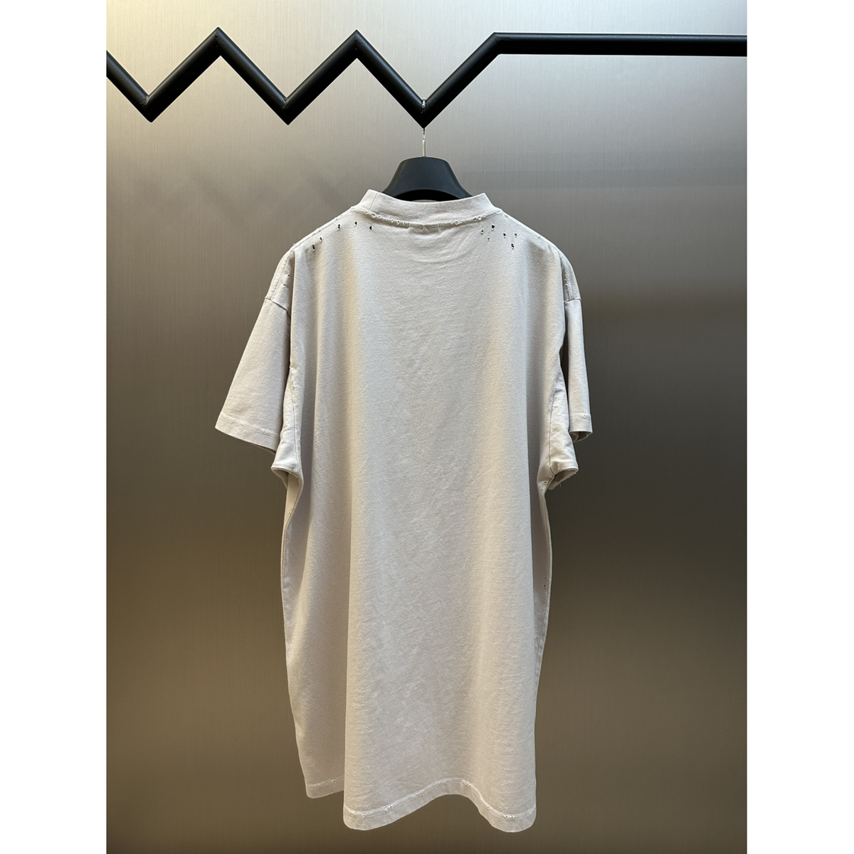 Camiseta de Algodão Balenciaga 3B Oversize Branca