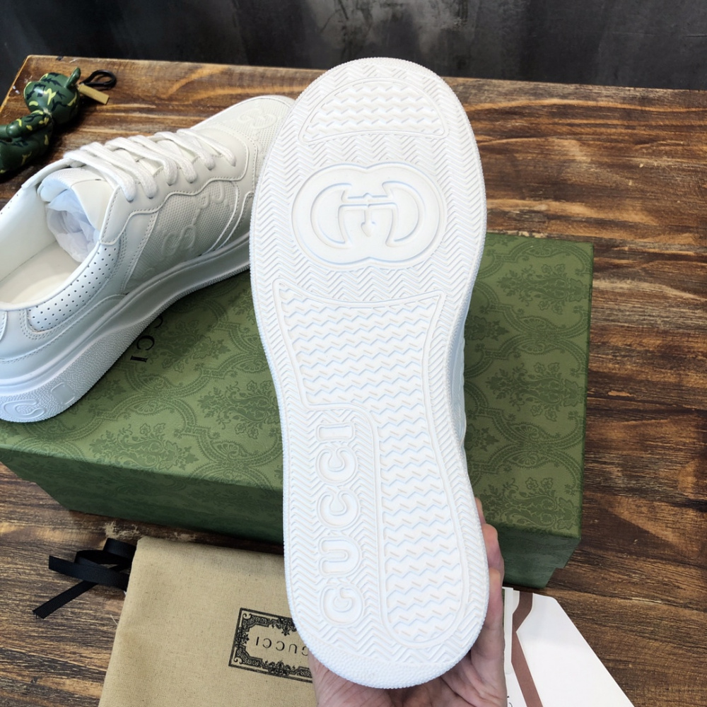 Gucci Sneaker GG Supreme Couro Branco