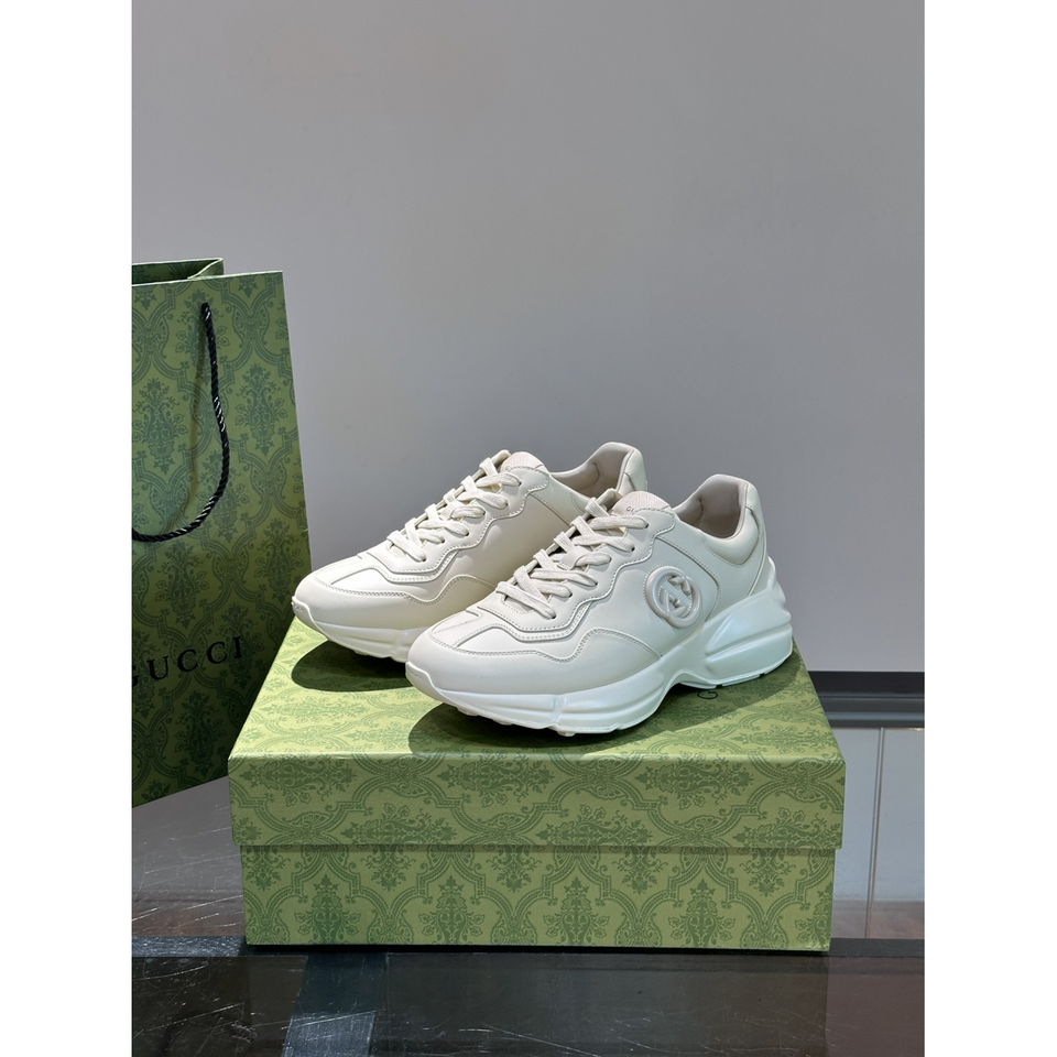 Gucci Rhyton Couro Branco