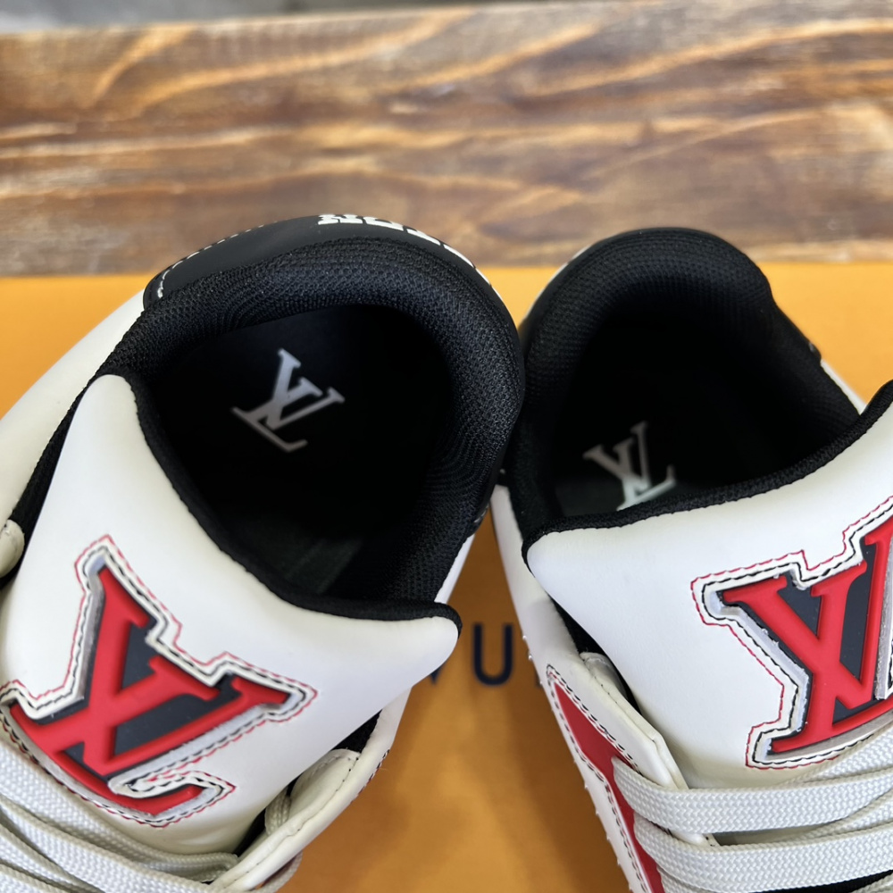 Louis Vuitton Trainer Preto/Vermelho/branco