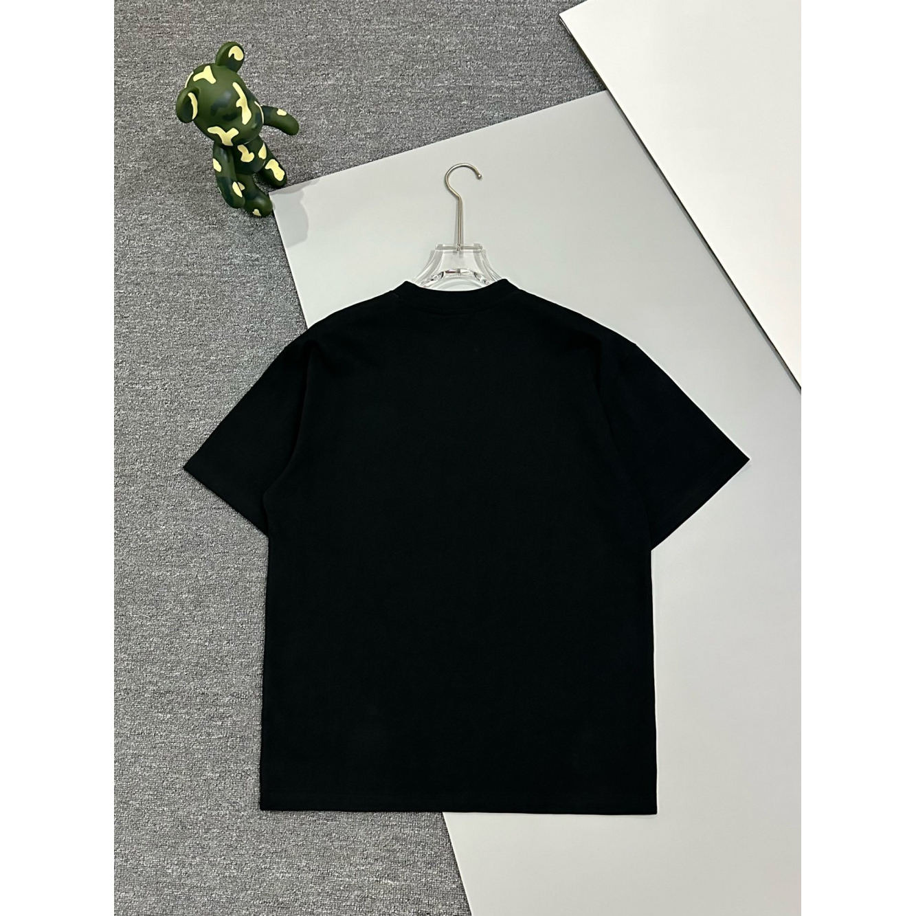 Camisa Prada em algodão com Bordado Prada Preta