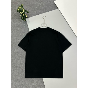 Camisa Prada em algodão com Bordado Prada Preta