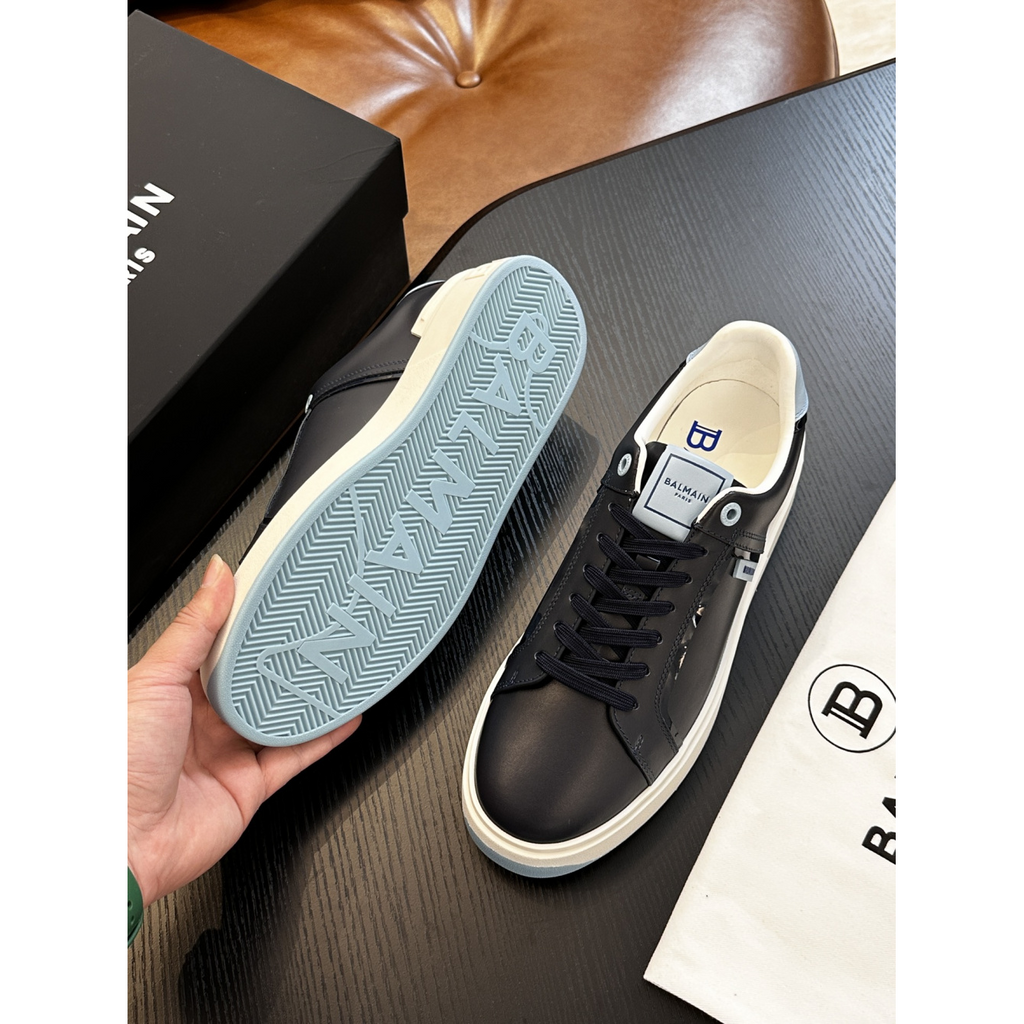 Tênis Balmain B-Court Azul Marinho