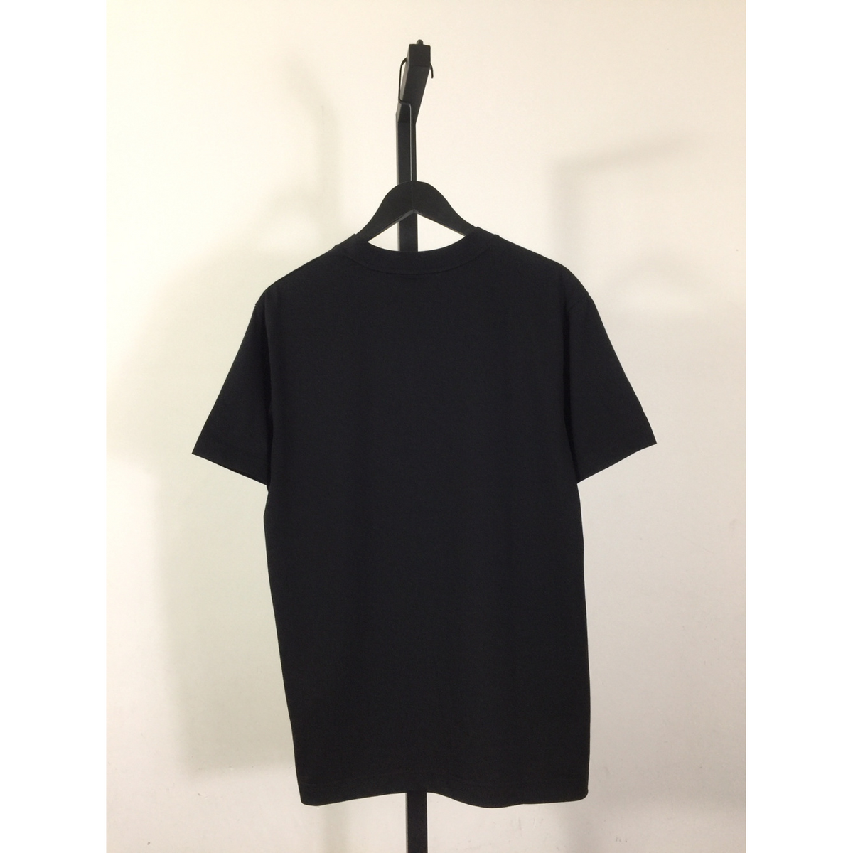 Camisa Prada em algodão Estampada Logotipo Preta