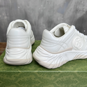 Tênis Gucci Ripple Couro Branco/Off