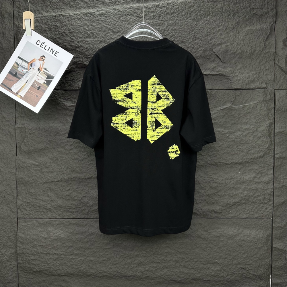 Camiseta de Algodão Balenciaga Preta