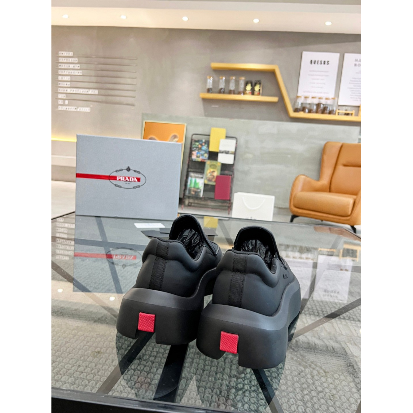 Prada Tênis NoLace Preto