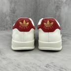 Tênis Gucci x Adidas Gazelle Branco/Preto/Vermelho
