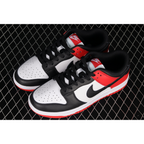 SB DUNK LOW WHITE/BLACK/RED