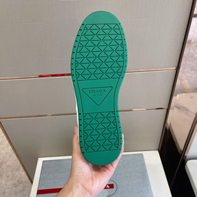 Prada Tênis Cano Baixo Downtown Verde