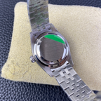 Rolex DateJust Prata/Rosa