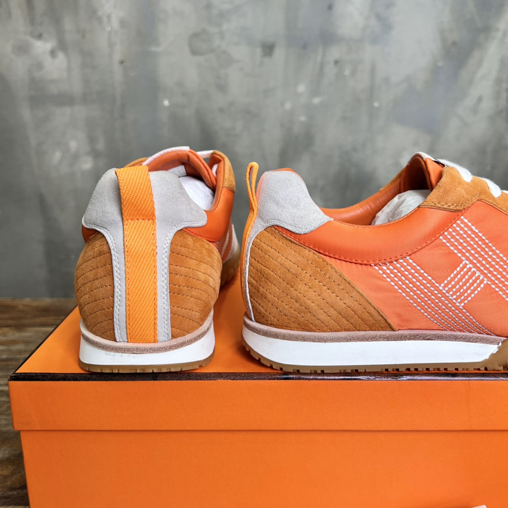 Tênis Hermès Course Laranja