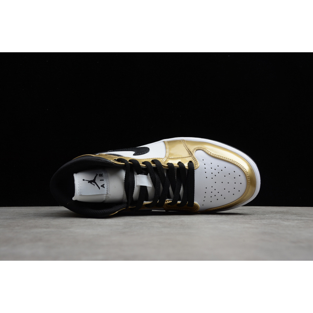 AIR JORDAN 1 MID SE METALLIC GOLD