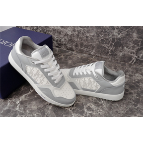 DIOR B27 LOW-TOP GRAY CALFSKIN
