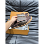 Mule Louis Vuitton Miami Marrom Chinelo/Sandalia