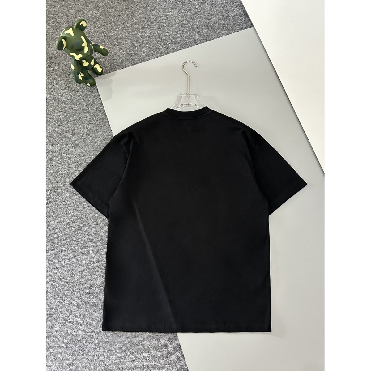 Camisa Prada em algodão com Bolso Lateral em Nylon Preta