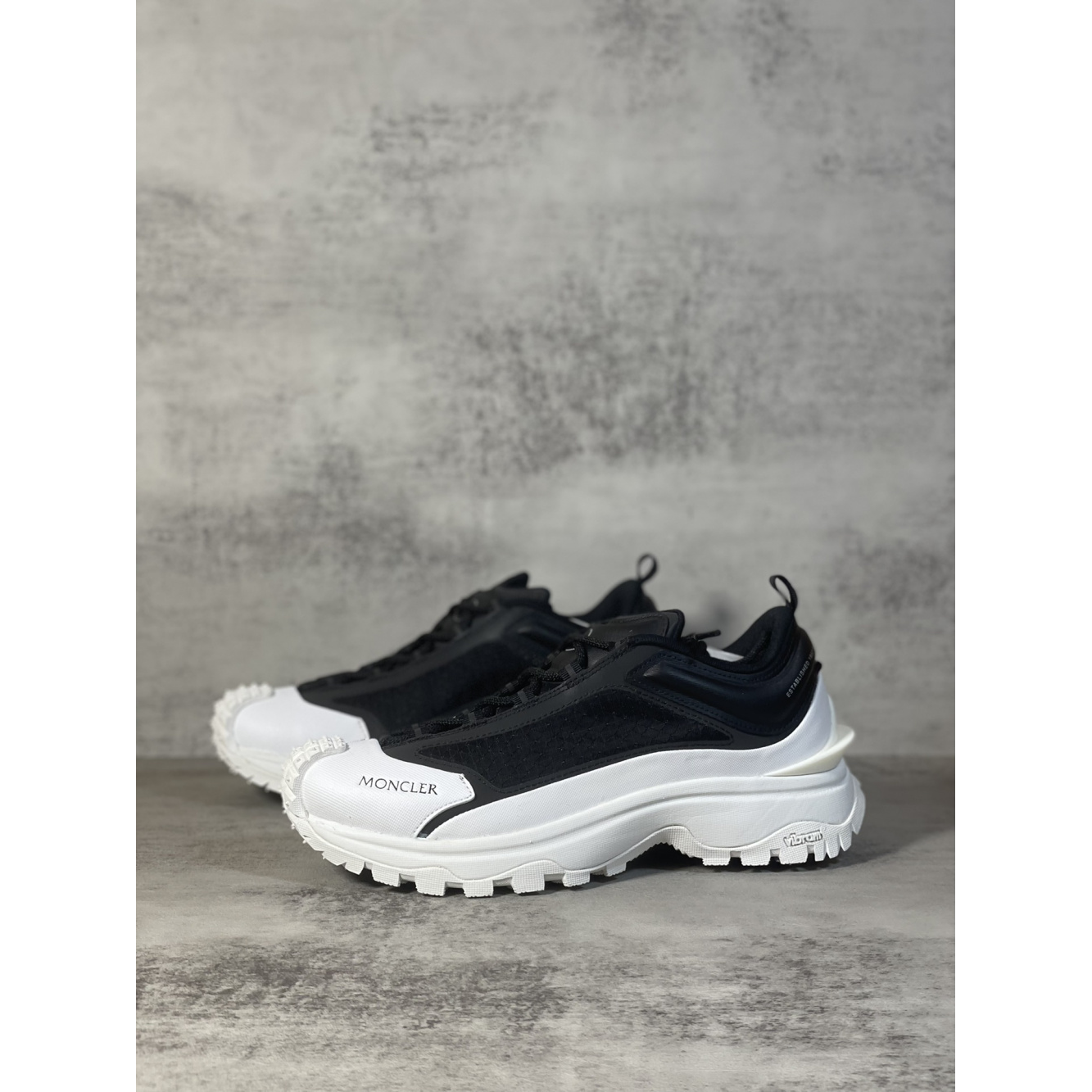 Tênis Moncler SSense Exclusive Preto/Branco Trailgrip Lite