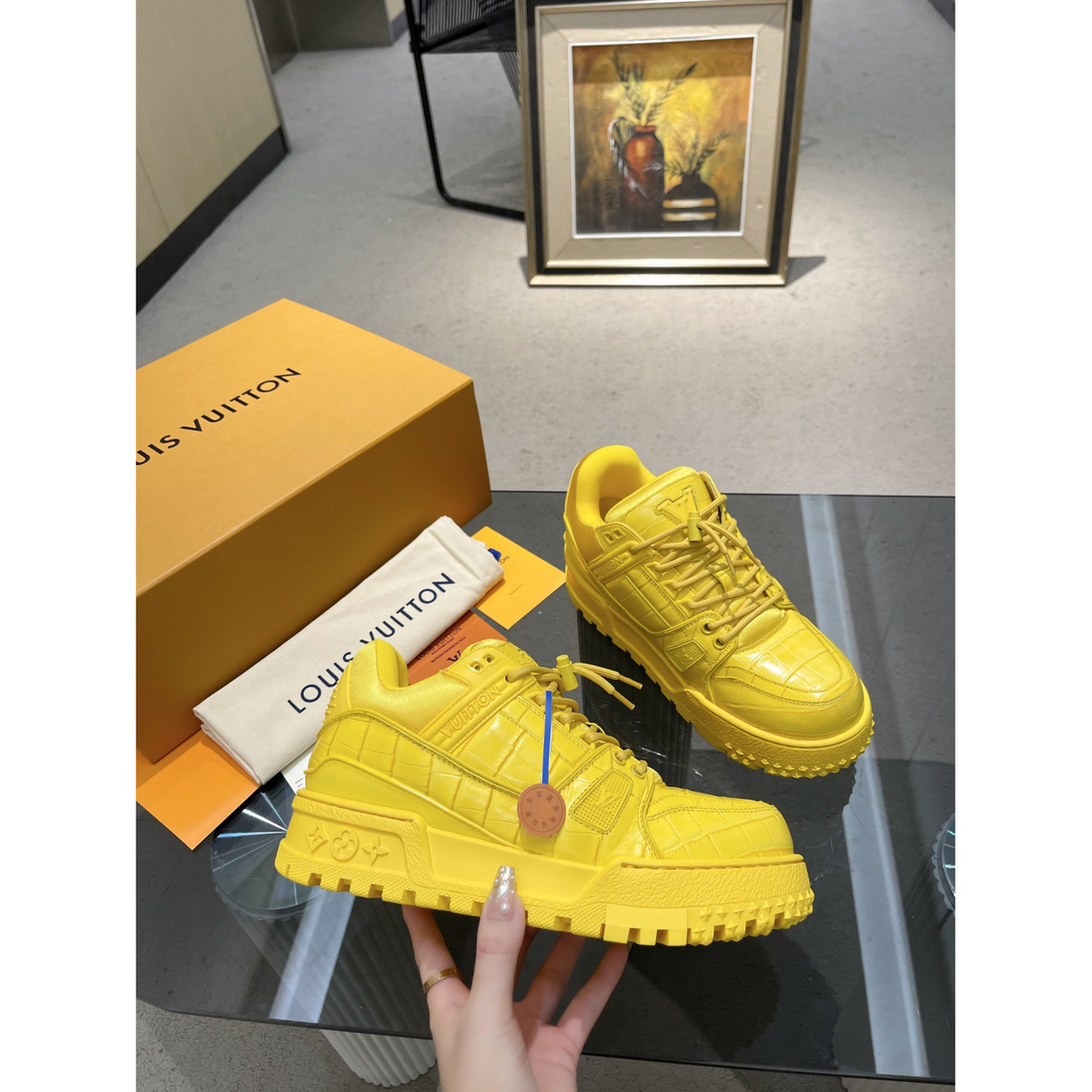Louis Vuitton Trainer Maxi Amarelo