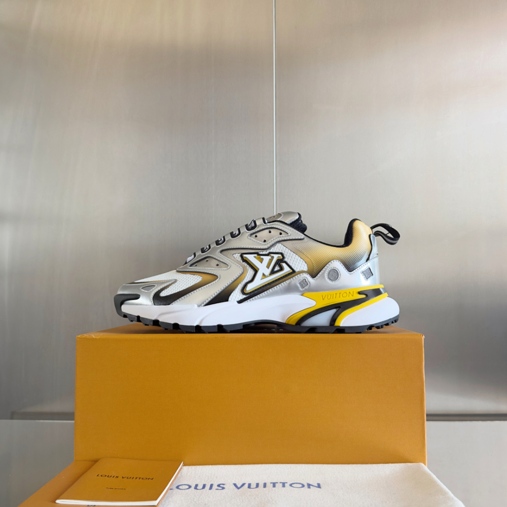 Tênis Louis Vuitton Runner Tatic Amarelo